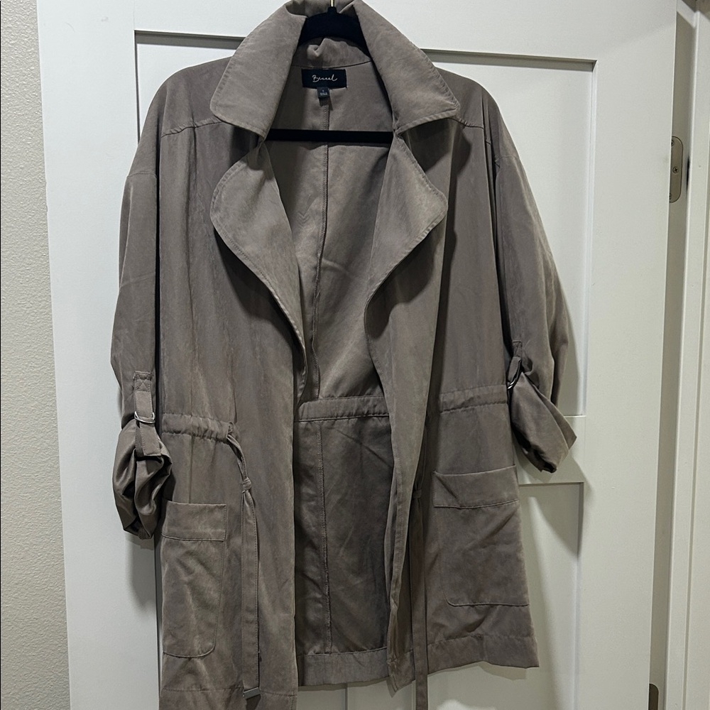 Zara Women's Taupe Trench Coat